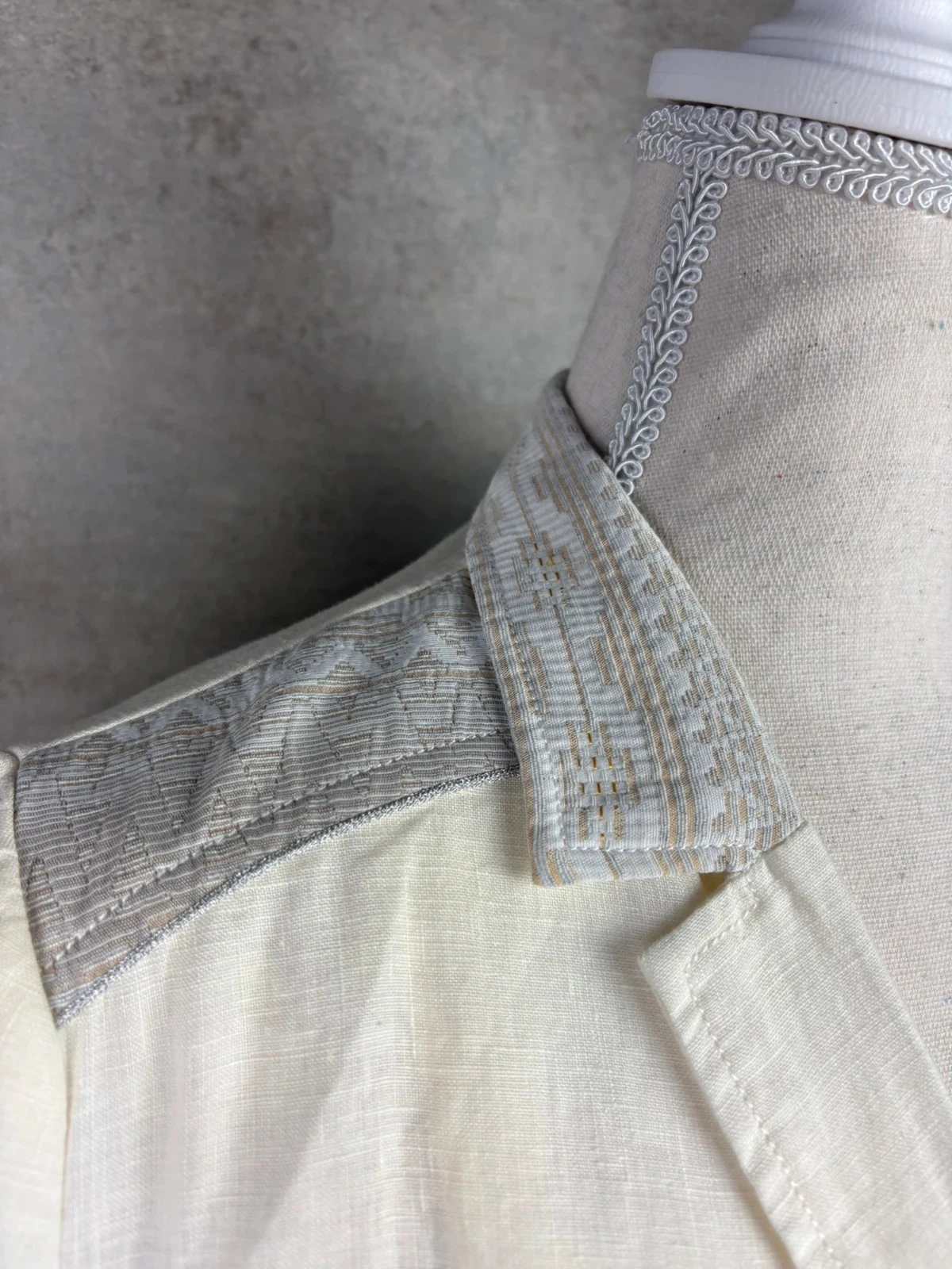 🌸 Off-white cotton blouse Armand Thiery Size 42/XL 🌸 – photo 3